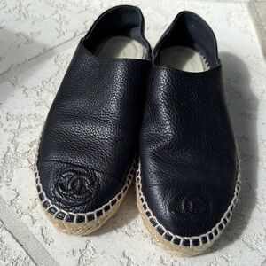 Chanel CC logo Cap Toe Espadrilles